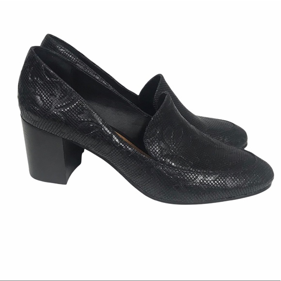 Patricia Nash Martina Loafer Pumps Black Leather - Picture 5 of 9